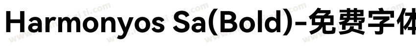Harmonyos Sa(Bold)字体转换